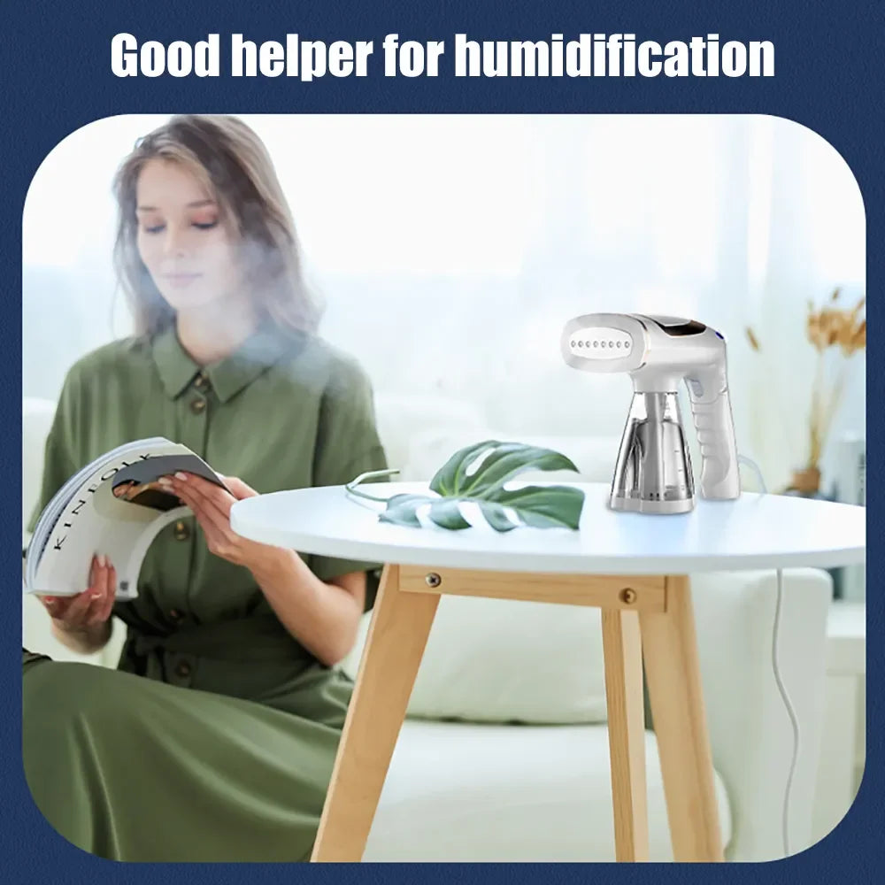 Handheld Garment Steamer for Clothes 1600W Powerful Electric Steam Iron Foldable Portable Traveling Clothes Steamer Home