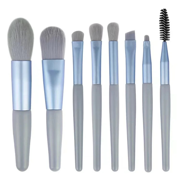 20/10/8/6Pcs Makeup Brushes Set Professional Plastic Handle Soft Synthetic Hair Powder Foundation Eyeshadow Brush Make Up Tools
