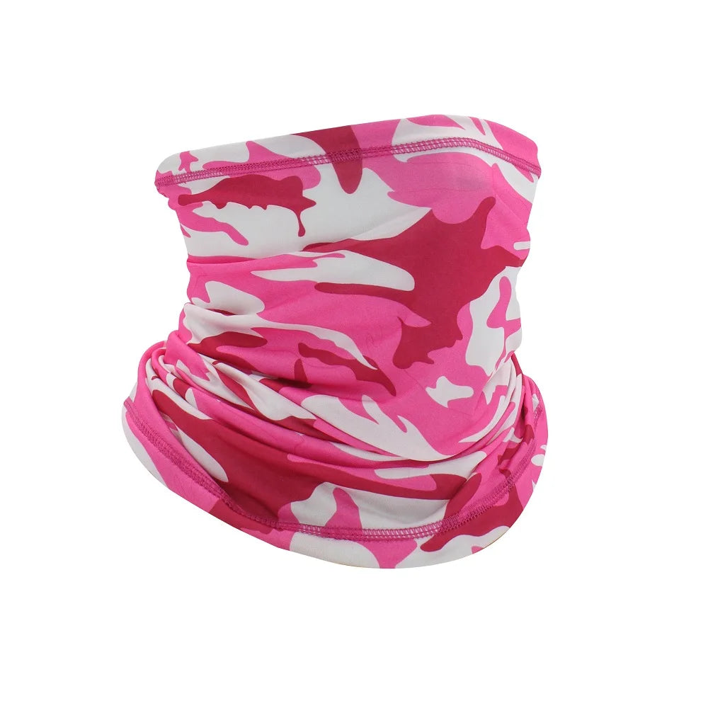 Outdoor Bandana Scarf Seamless Balaclava Buffs Neck Warmer Cycling Motorcycle Windproof Scarf Sun Protection Fishing Face Mask