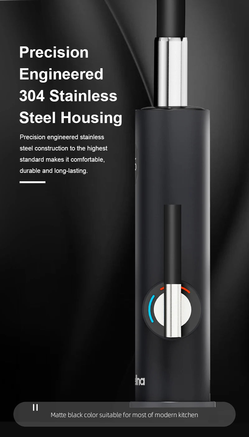 Briwellna Electric Faucet With Universal Spout Water Heater 220V Heating Tap Instant Water Heater Stainless Steel Faucet Geyser