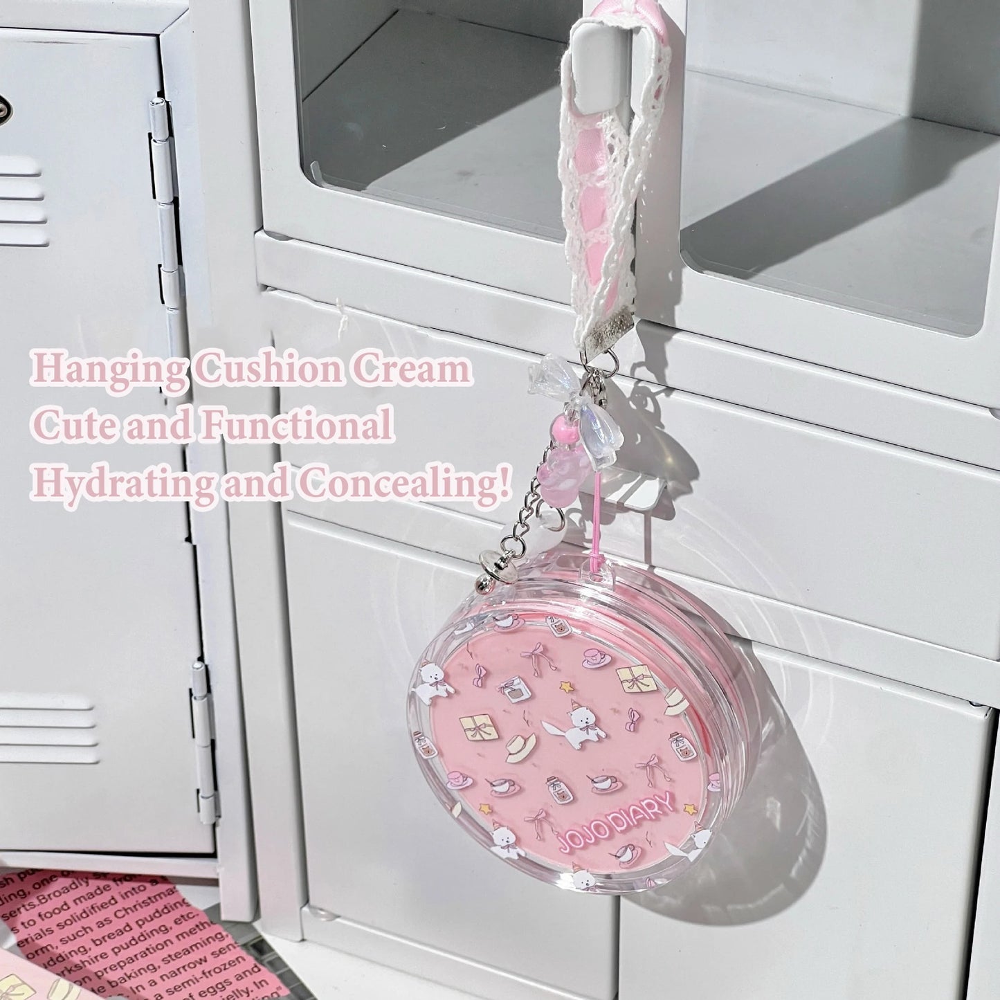 Cute Cat Cushion Cream Foundation Hydrating High Coverage Oil Control Concealer Non-Fading BB Cream Makeup Base Cosmetic