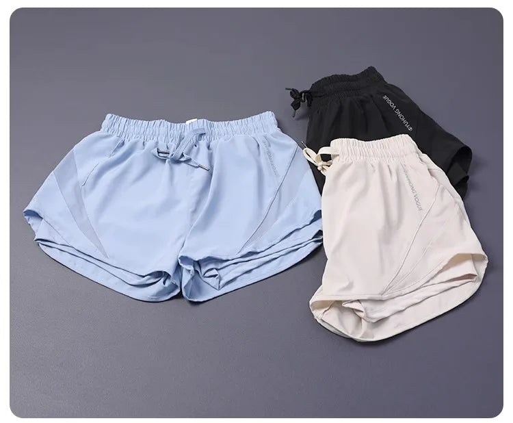 SUMMER ACTIVE Shorts : Women's Lightweight Quick-Dry Shorts Loose Slim Yoga Running Outfit | Breathable Outdoor Wear