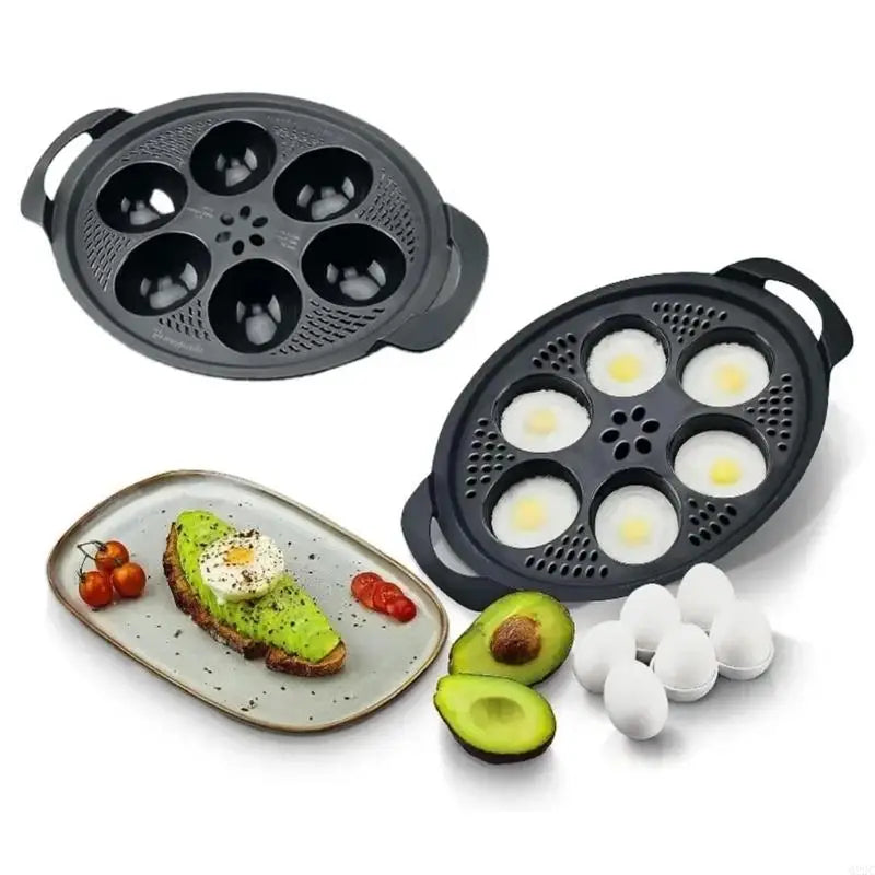 Q22C Innovative 6 in 1 Cooking Mold Pizza Eggs Basket for Thermomix TM5 TM6 Pastry Steam Reusable Cooking Accessories