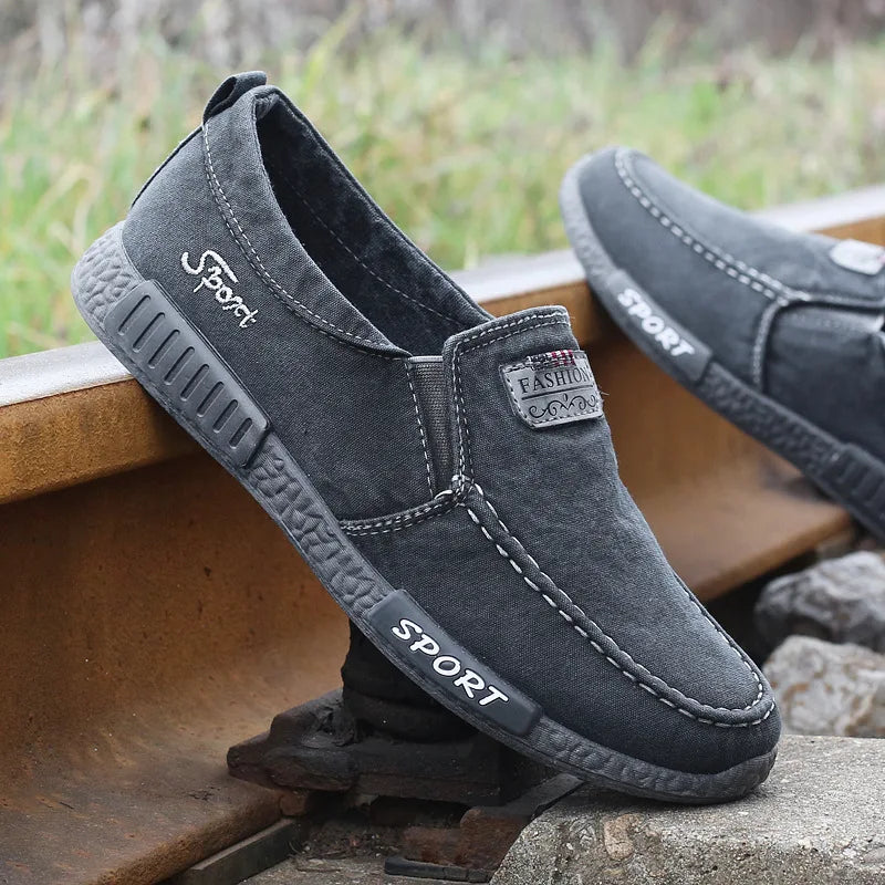 Men Shoes Casual Walking Flats Slip-on Canvas Shoes Spring Summer Breathable Lightweight Loafers Male Sneakers Zapatos De Hombre