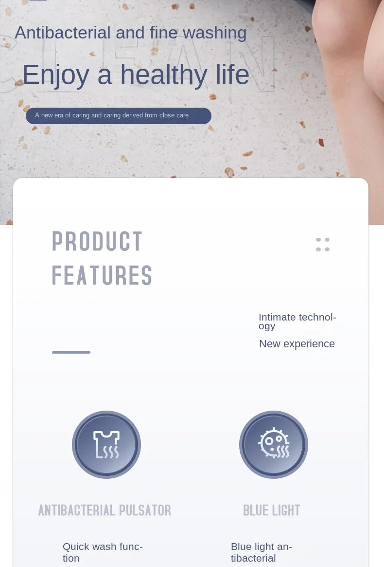 Washing Machine Portable Automatic Washing Machine Household Small Washing Integrated Underwear Sock Fantastic