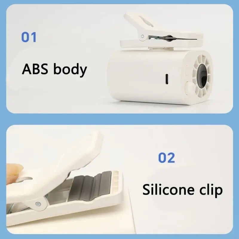 N3UA Strong Clamp Desk Fan Rechargeable Camping Fan Battery LED Display 100 Speeds Adjustable Quiet Cooling Device for Desk