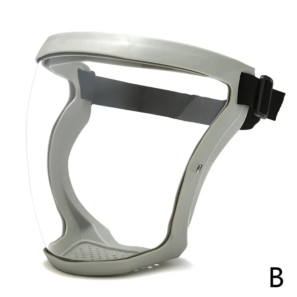 Highdefinition Protective Goggles Full Face Protection Transparent Riding Goggles Antispray Antidust Antifog And Antiwind Mask