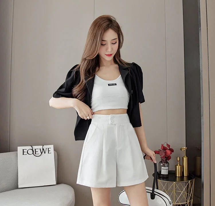 Loose Female Short Pants Jorts Baggy Women's Shorts Outdoor Flowy Casual Luxury Fashion Clothing 2024 Elegant New In To Wear Hot