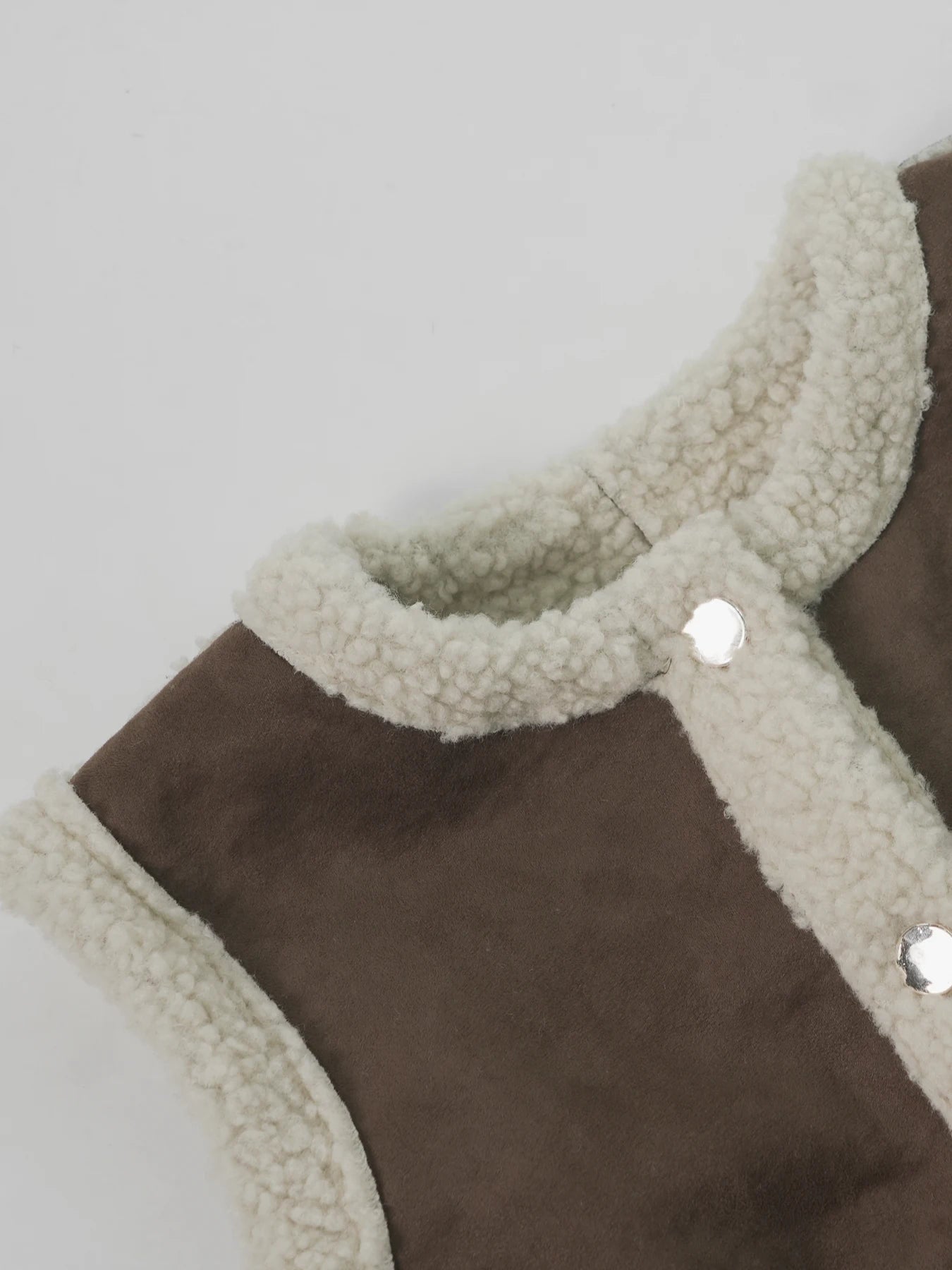Imitation Lamb Hair Vest Women's Autumn Winter New Style Outwear Warm Suede Vest Thickened Insulation Brown Top Coat For Women