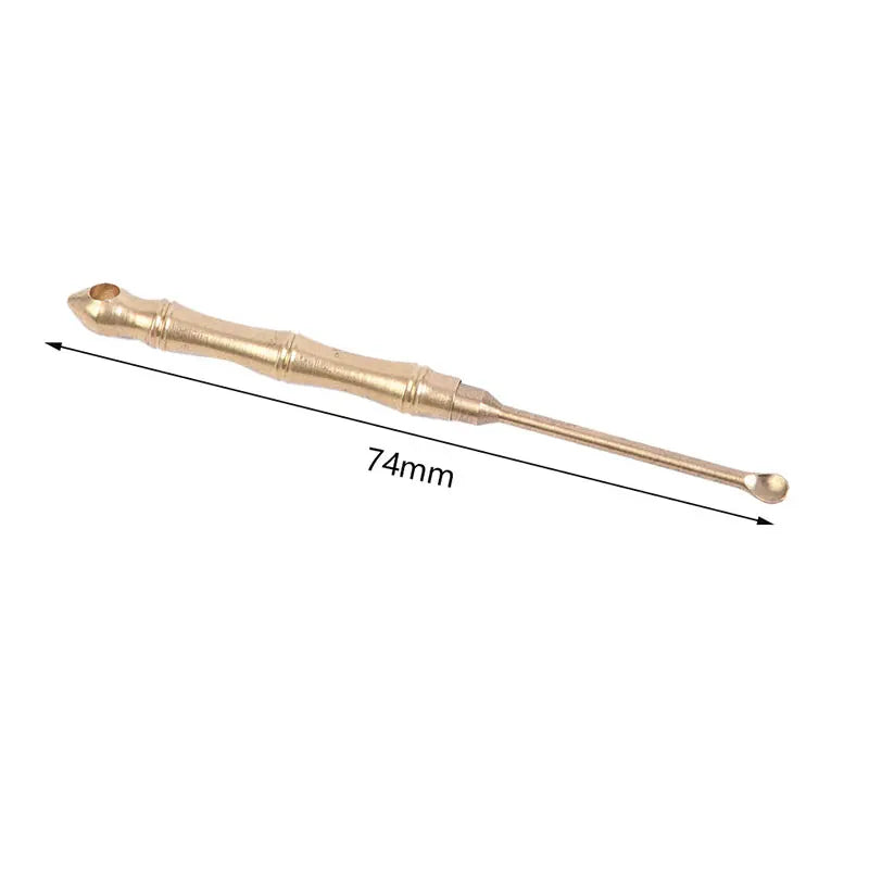 1pc Ear Spoons Retro Brass Dragon Portable Ear Cleaning Tool Ear Pick Ear Wax Remover Curette Cleaner Keychain Pendants