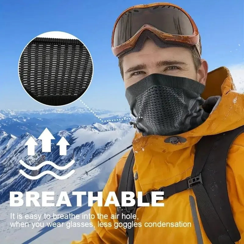 Winter Balaclava Face Mask Outdoor Sports Mask Helmet Liner Windproof Balaclava Ski Tube Scarf Hiking Breathable Masks