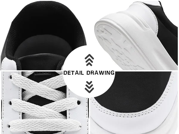 Casual skate shoes for men; versatile fashion shoes for men; casual thick-soled height-increasing shoes for men