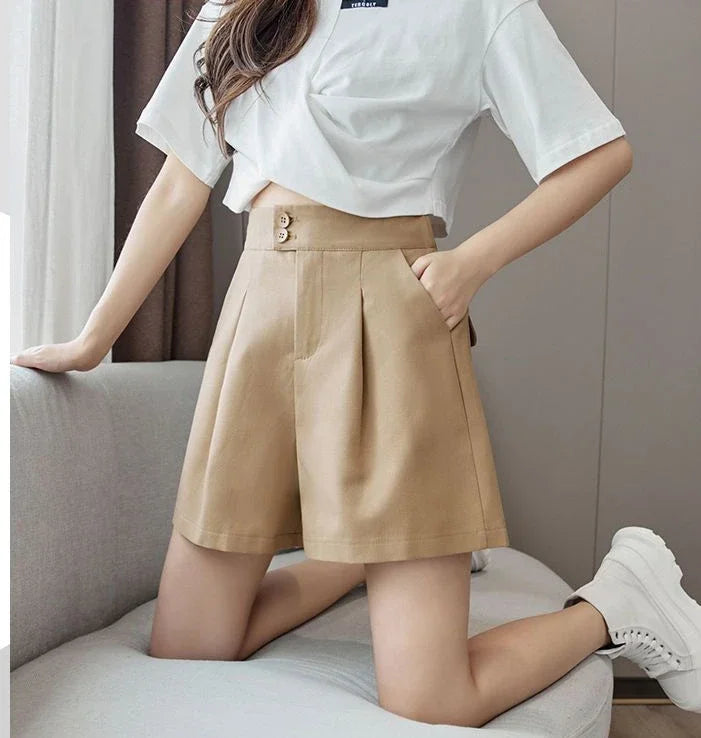 Loose Female Short Pants Jorts Baggy Women's Shorts Outdoor Flowy Casual Luxury Fashion Clothing 2024 Elegant New In To Wear Hot