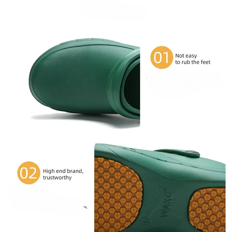 Chef Shoes Lightweight and Slip-resistant EVA  Sandles for Doctors Nurses in Hospitals and Labs