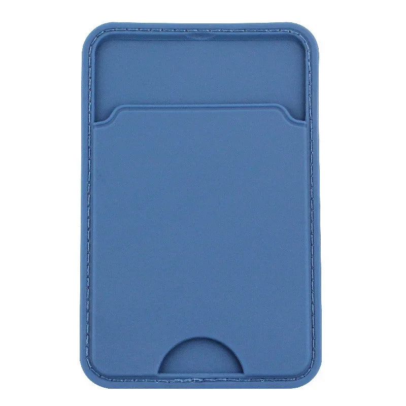 New Phone Wallet Stick on Credit Card Holder Phone Pocket for All Solid Colour Back Cards Holder Phone Card Holder Wallet Case