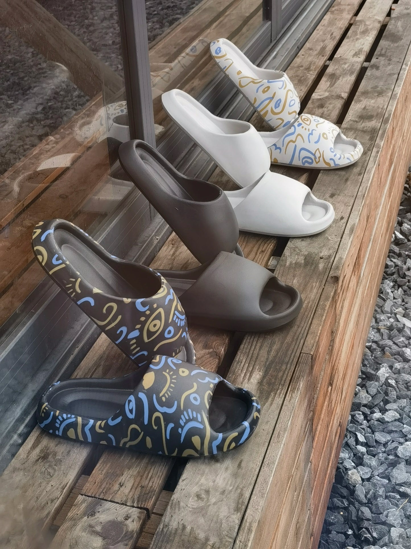 Soft Home Slippers Couple Summer Indoor Skid Proof Bathroom Slippers Sandals Hotel Solid Color Men Women Flip Flops Flat Shoes