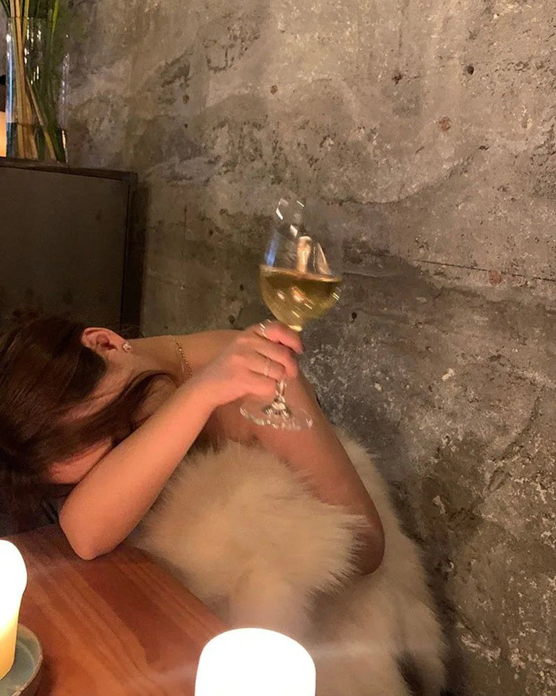 Faux Fur Coat Women Clothing Y2K Autumn New Fashion Casual Imitation Fox Fur Jacket Crop Loose All Match Warm Female Winter Top