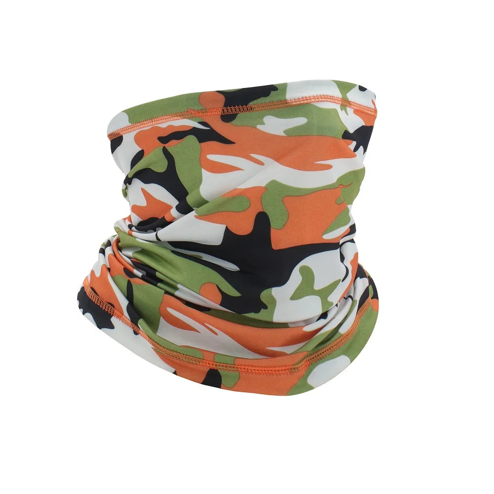 Outdoor Bandana Scarf Seamless Balaclava Buffs Neck Warmer Cycling Motorcycle Windproof Scarf Sun Protection Fishing Face Mask