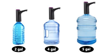 Portable 5-Gallon Water Dispenser with USB Charging Automatic Electric Pump for Home Office Outdoor Use