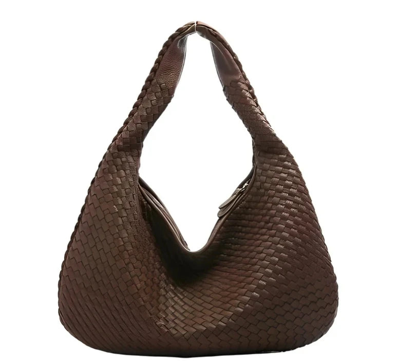 Women's woven handbag commuter bag