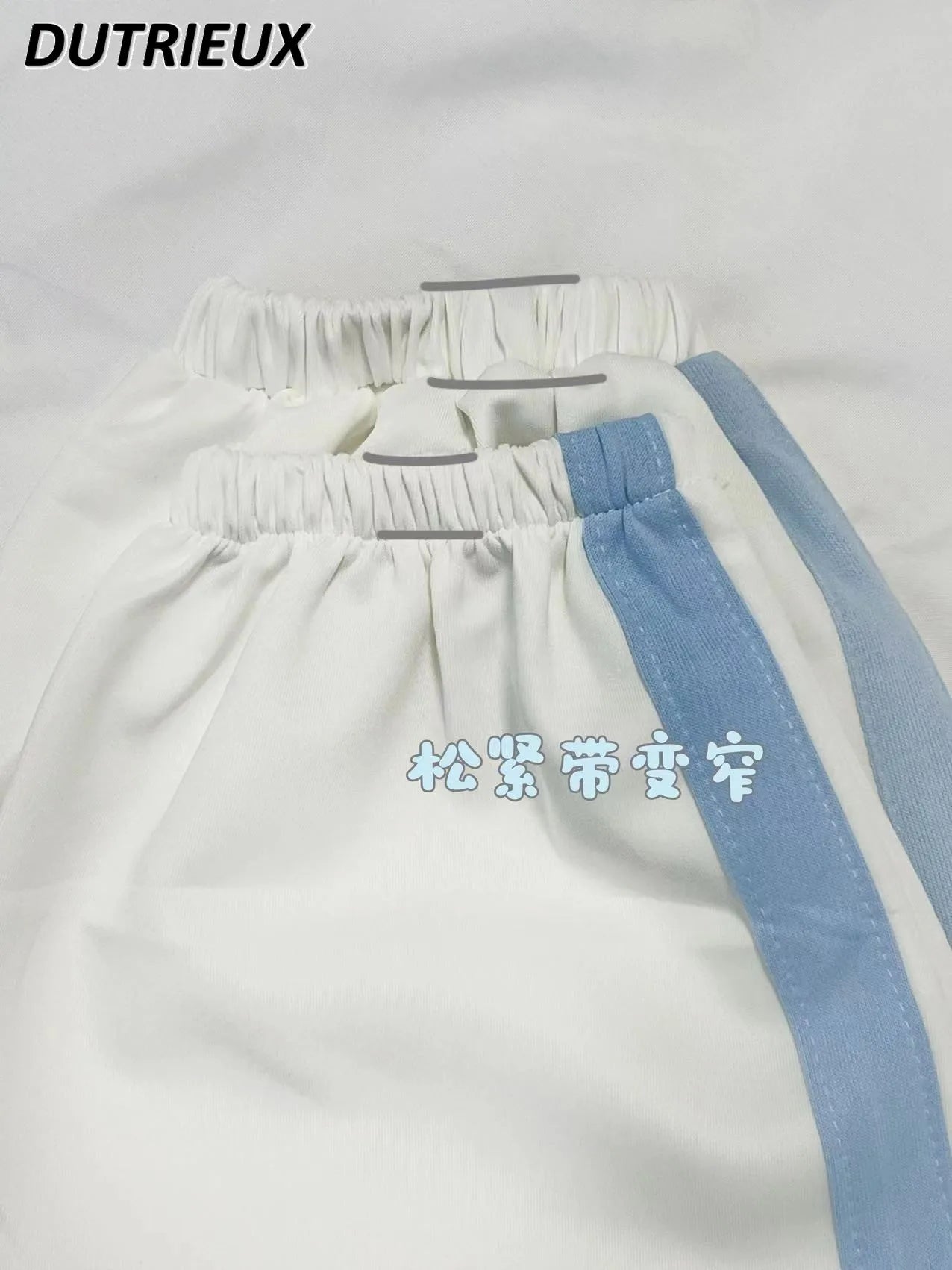 Japanese Original Straight Short Pants and Leg Covers Water Color Matching Elastic Waist Sweet Girls' Versatile Shorts