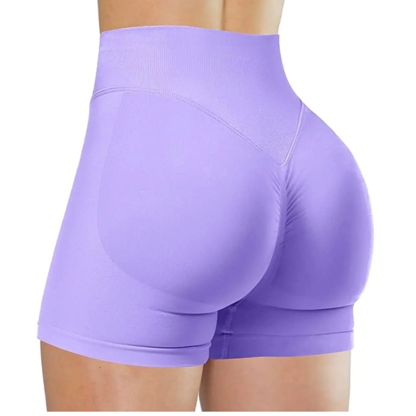 Gym Women's Summer Yoga Shorts High Waist and Hip Lifting Tight and Sexy Solid Color Shorts Fitness Yoga Exercise Leggings
