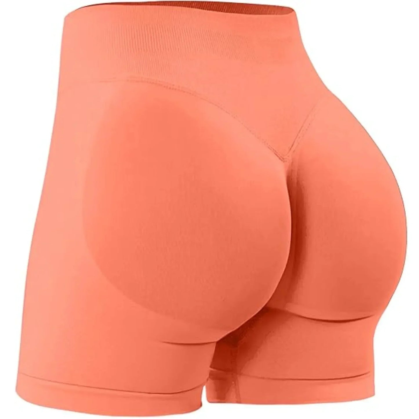 Gym Women's Summer Yoga Shorts High Waist and Hip Lifting Tight and Sexy Solid Color Shorts Fitness Yoga Exercise Leggings
