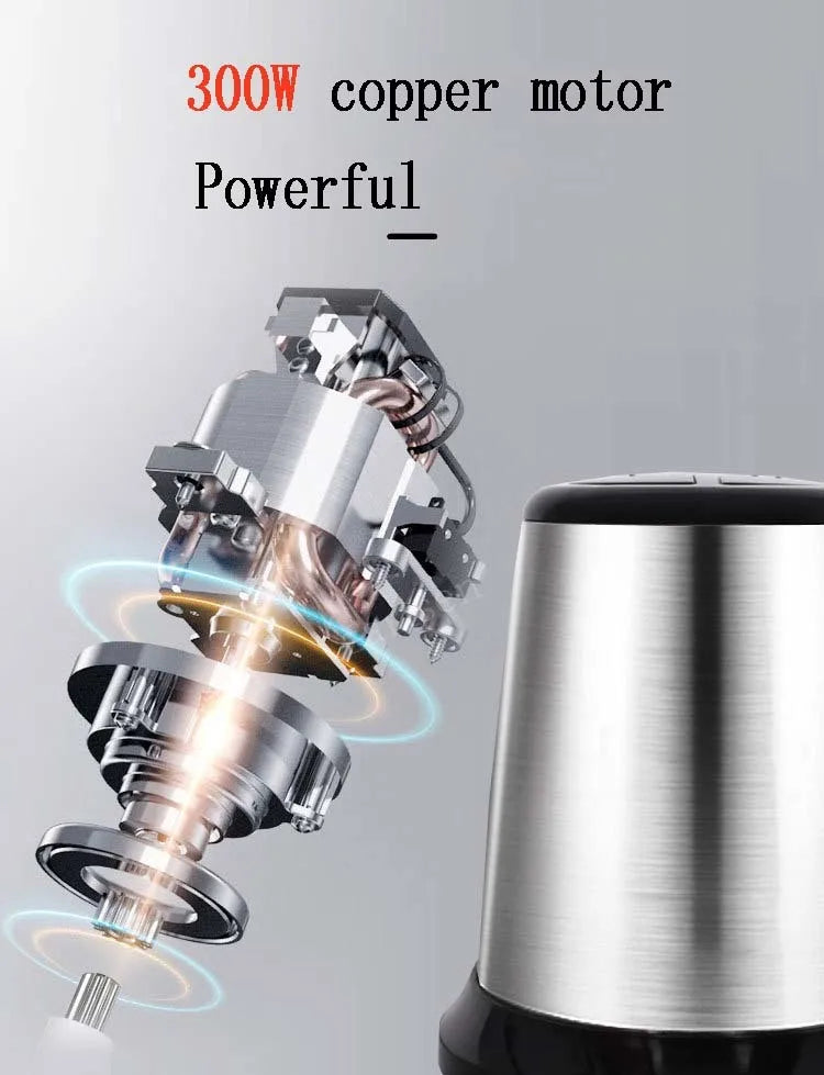 2 Speeds 30000W Stainless Steel 2L/3L Capacity Electric Chopper Meat Grinder Mincer Food Processor Slicer