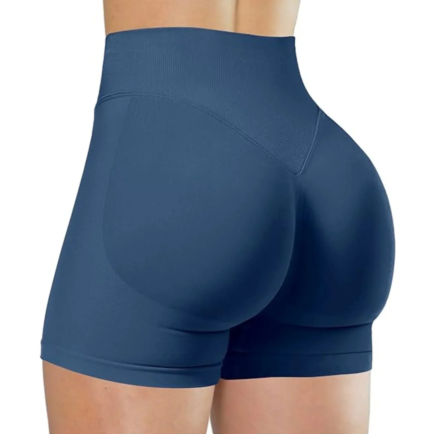 Gym Women's Summer Yoga Shorts High Waist and Hip Lifting Tight and Sexy Solid Color Shorts Fitness Yoga Exercise Leggings
