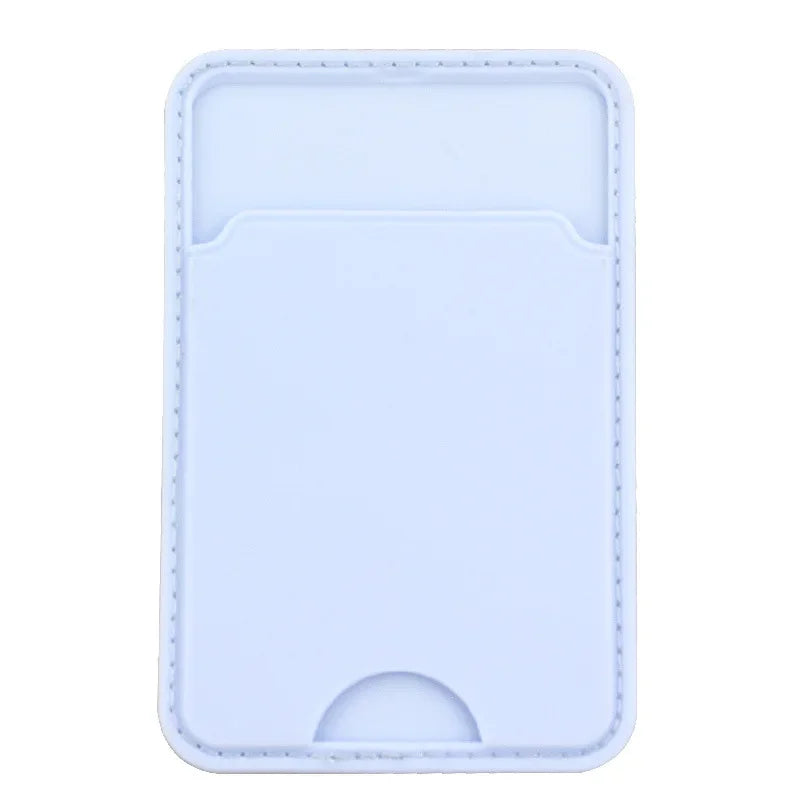 New Phone Wallet Stick on Credit Card Holder Phone Pocket for All Solid Colour Back Cards Holder Phone Card Holder Wallet Case