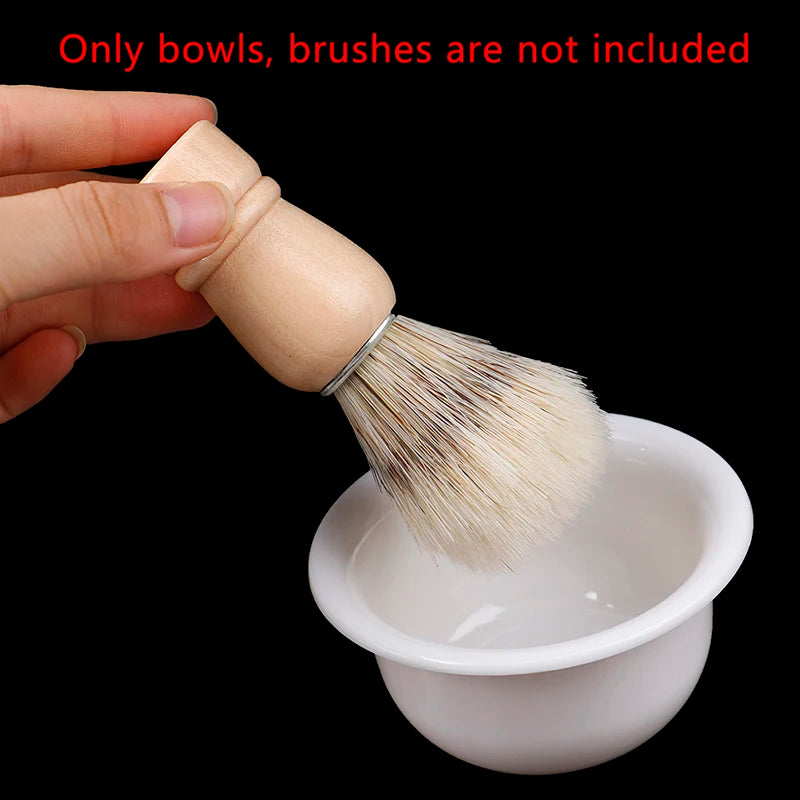 Male Shaving Appliance Barber Shaving Brush Bowl Men's Shaving Bowl Soap Mug Cup Face Cleaning Tools Holder