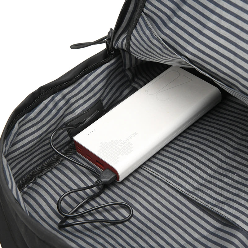 Boys' school backpack, university backpack, waterproof and lightweight black backpack, casual day bag, boys' and girls' backpack