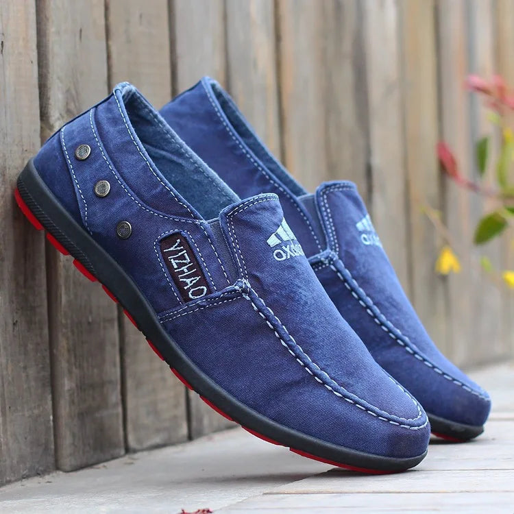 Men Shoes Casual Walking Flats Slip-on Canvas Shoes Spring Summer Breathable Lightweight Loafers Male Sneakers Zapatos De Hombre