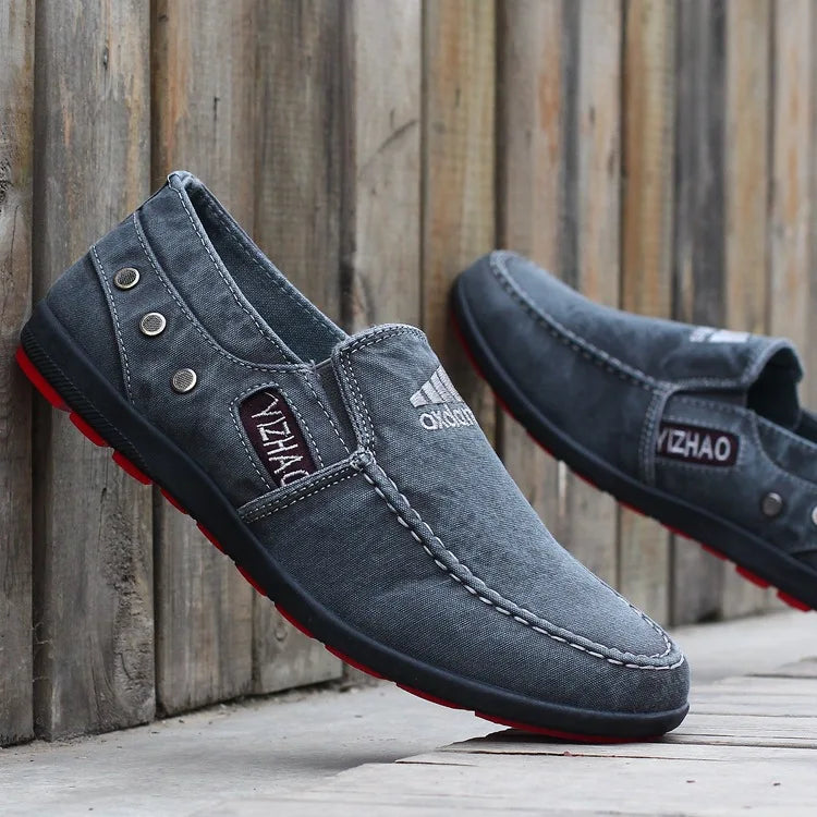 Men Shoes Casual Walking Flats Slip-on Canvas Shoes Spring Summer Breathable Lightweight Loafers Male Sneakers Zapatos De Hombre