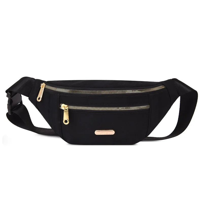 Women Waist Bags for Women Oxford Leisure Color Chest Bag Shoulder Crossbody Waist Bags Handbags Female Messenger Belt Bags
