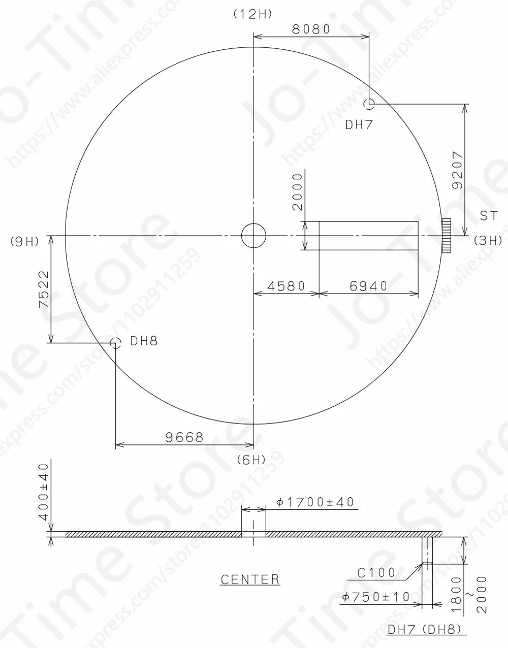 Miyota 2305 Standard Quartz Movement Day-Date Display Japan Origin Spain And English 2305-20A