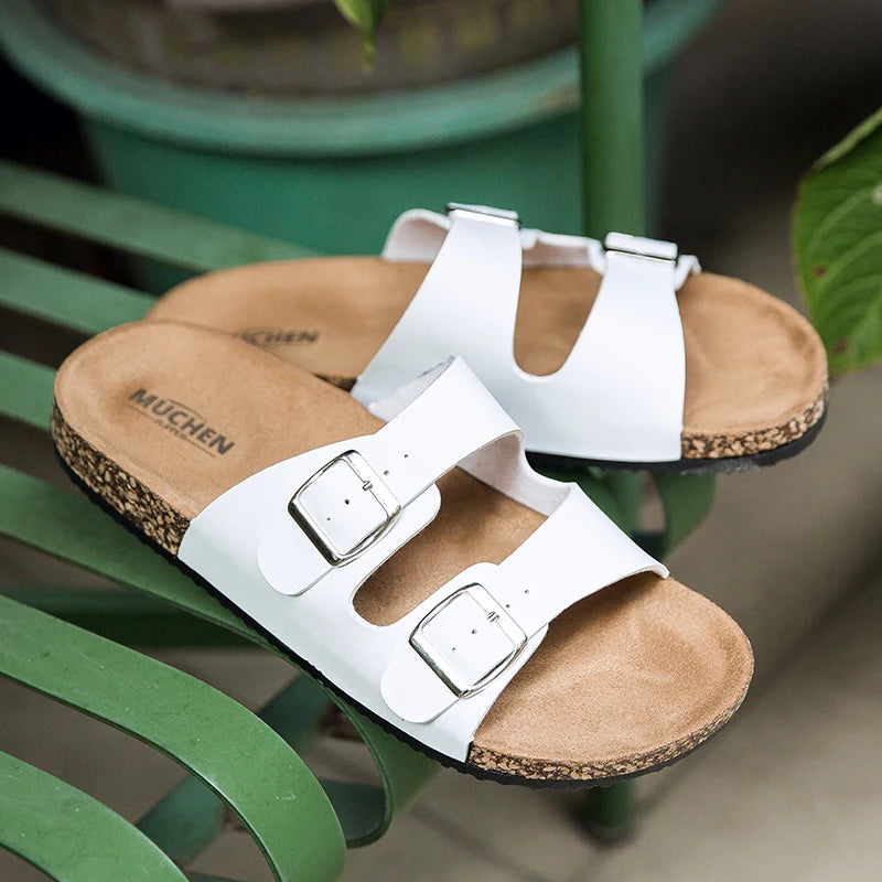 2025 new Birken slippers men's and women's classic cork flip-flops cross-border foreign trade couple out slippers