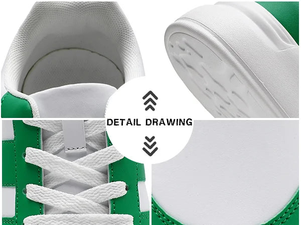 Casual skate shoes for men; versatile fashion shoes for men; casual thick-soled height-increasing shoes for men