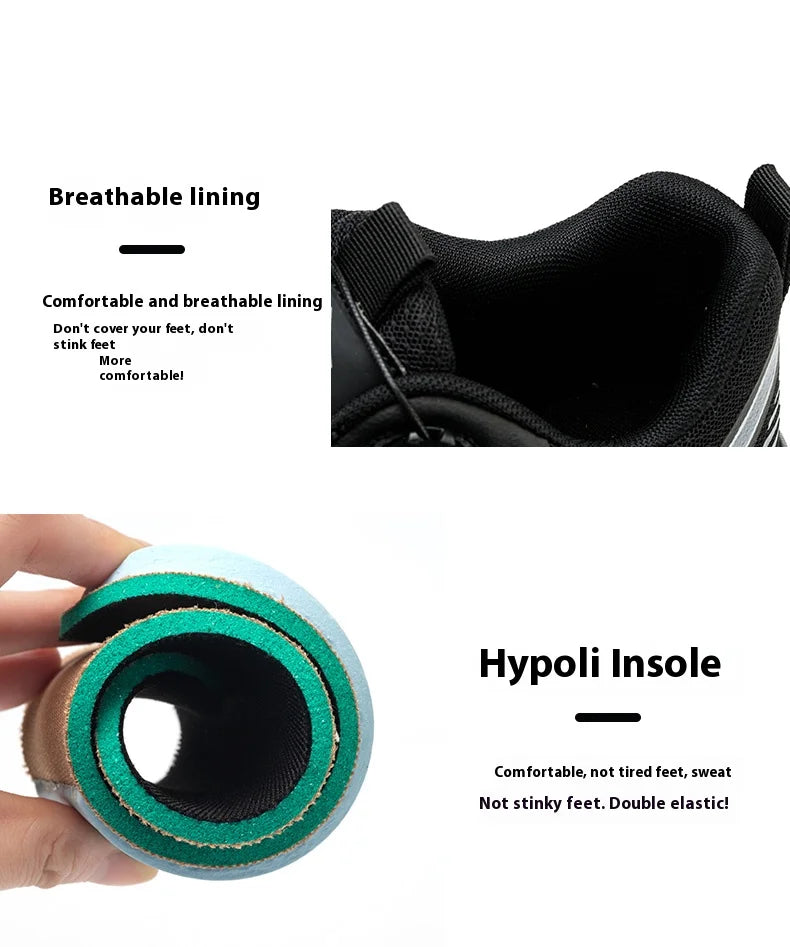 Rotating Button Men Shoes Security Sneakers Steel Toe Shoes Puncture-Proof work Shoes Anti-smash Sport Safety Shoes Protective