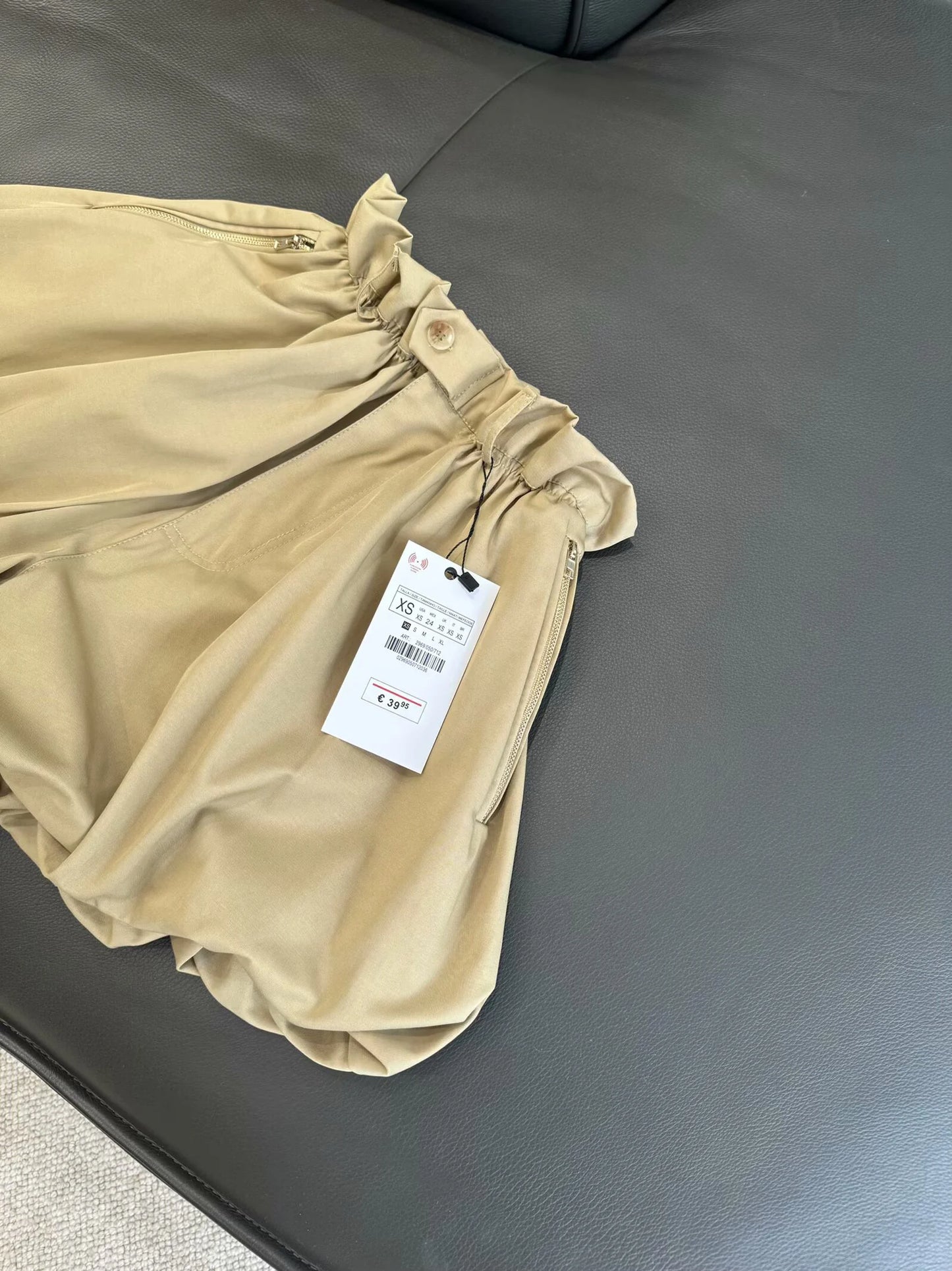 DEEABAE Spring And Summer New Casual Fashion Temperament Pocket Zipper Balloon Version Pants Skirt Shorts