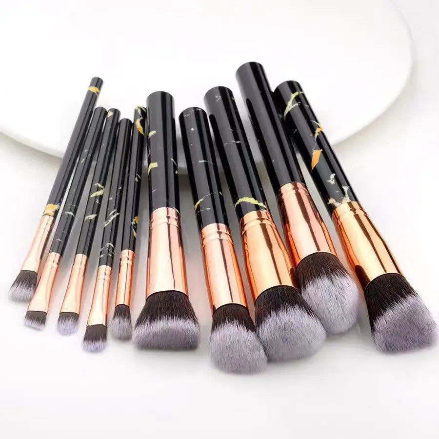20/10/8/6Pcs Makeup Brushes Set Professional Plastic Handle Soft Synthetic Hair Powder Foundation Eyeshadow Brush Make Up Tools