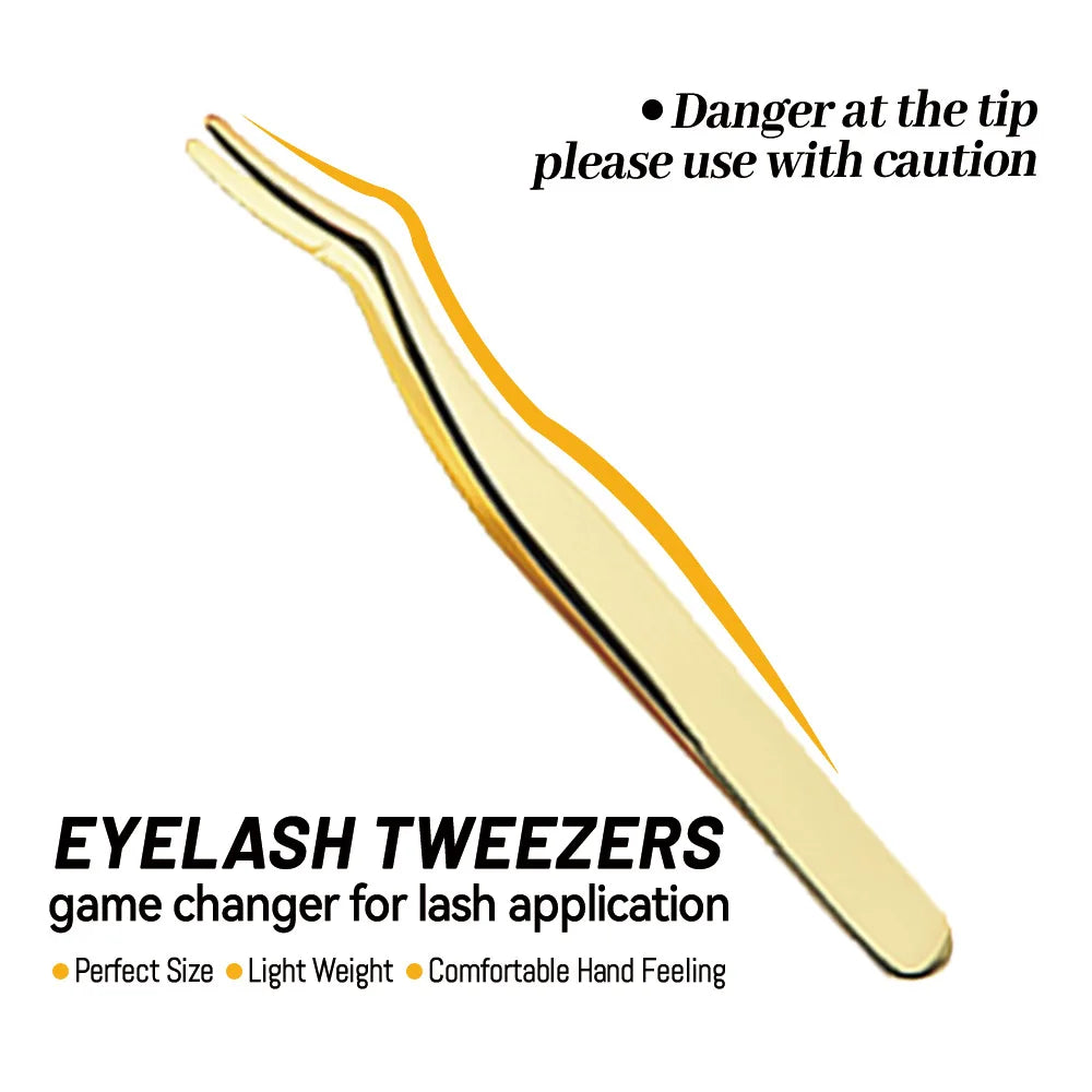 Eyelashes 240PCS Clusters Lash Bond and Seal Makeup Tools DIY Lashes Extension Kit for Lashes Tweezers Waterproof  Eyelashes Set