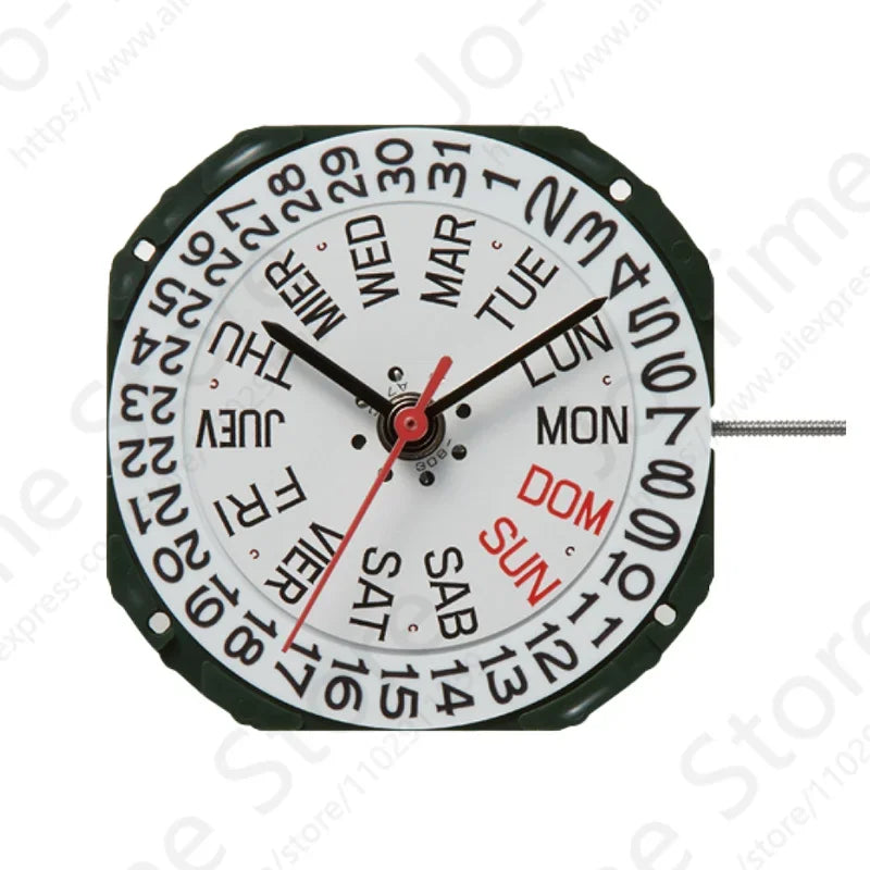Miyota 2305 Standard Quartz Movement Day-Date Display Japan Origin Spain And English 2305-20A