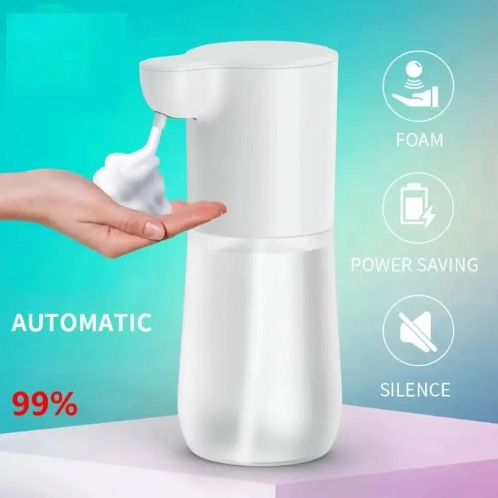 Automatic Sensor Foam Dispenser Touchless Type-C Charging Capacity Smart Liquid Soap Dispenser Infrared Sensor Soap Dispenser
