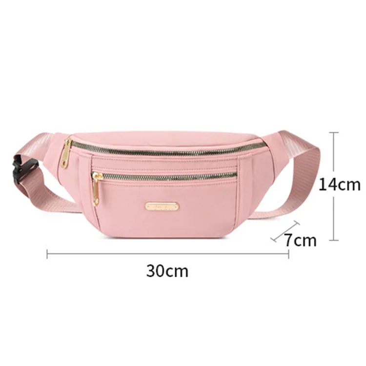 Women Waist Bags for Women Oxford Leisure Color Chest Bag Shoulder Crossbody Waist Bags Handbags Female Messenger Belt Bags