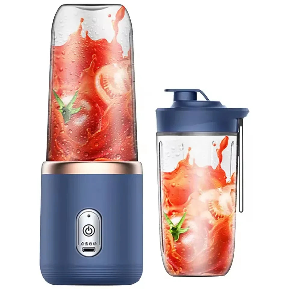 1pc handheld blender bottle 6 blades Multifunction juice blender Fresh juice Smoothie Ice CrushCup Food pro juicer machine