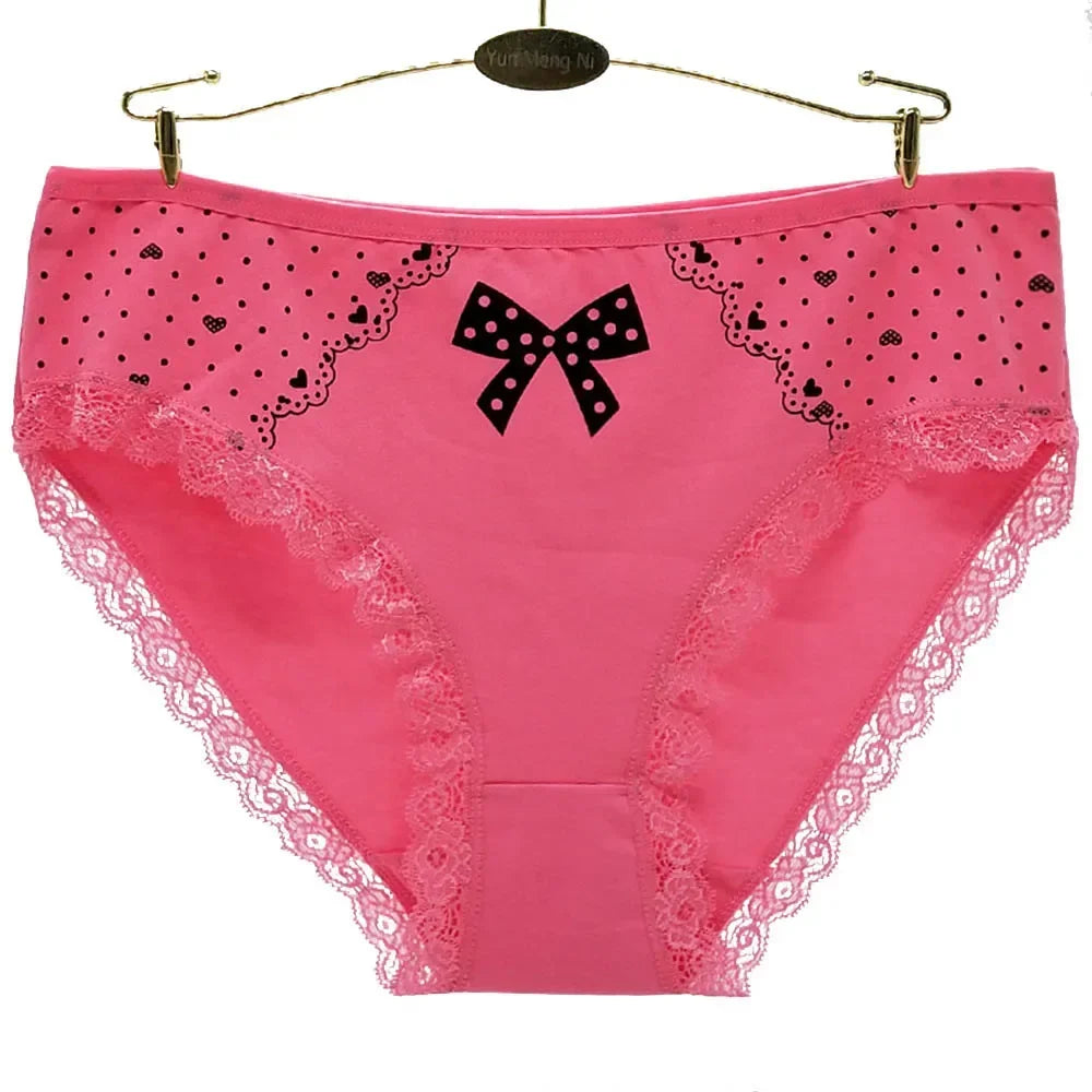 Cotton Panties Plus Size Underwear Women Briefs High Waist Panty Woman Lingerie Lady Girl Intimate 4XL 3XL 2XL 6 Pieces/Lot