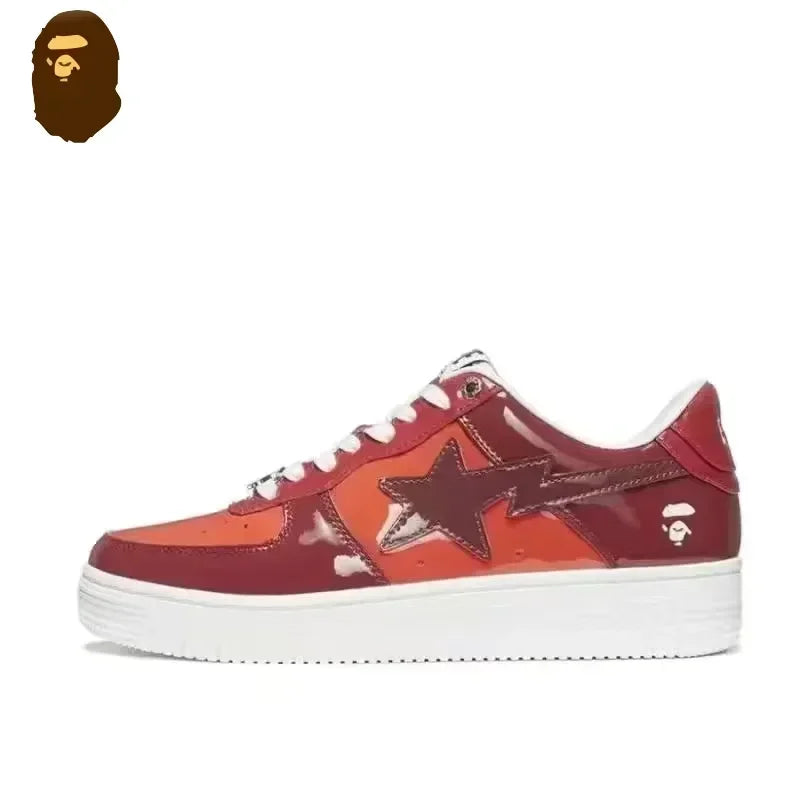 A BATHING APE Bape Sta X Marvel Hero Collection Co Branded Niche Street Vibe Fashion Casual Board Shoes Trend Shoes