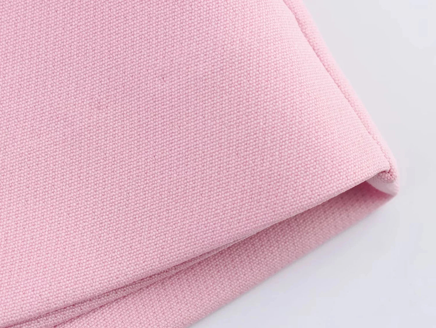 TRAFZA Casual Chic Butter Yellow Women Shorts Skirt Solid Zipper Shorts Skirt Fashion 2025 Spring Summer Elegant Holiday Shorts