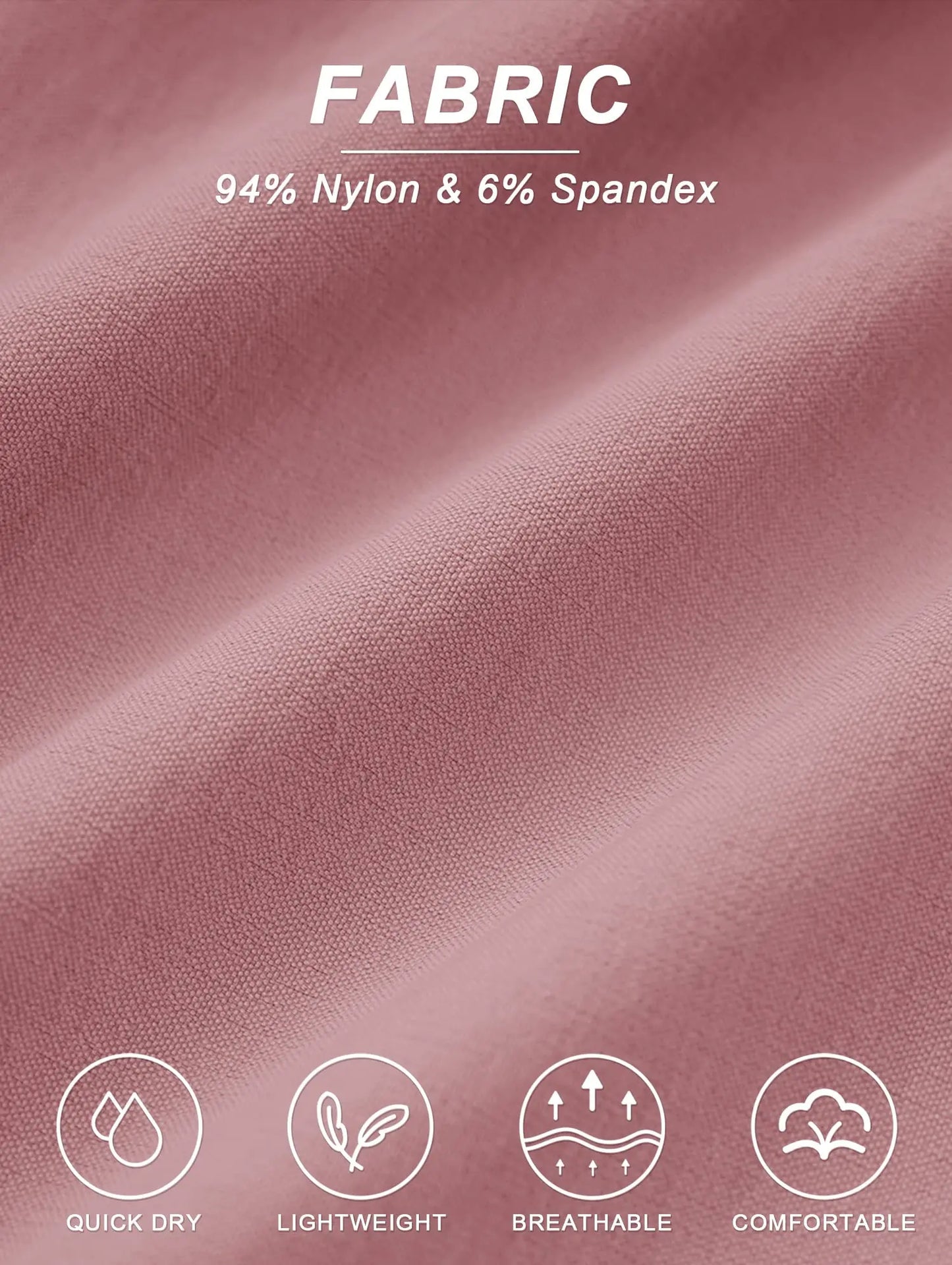 TACVASEN Quick Dry Hiking Cargo Shorts Womens Summer Outdoor Athletic Short Pants Elastic Waist Drawstring 4 Pockets Gym Shorts